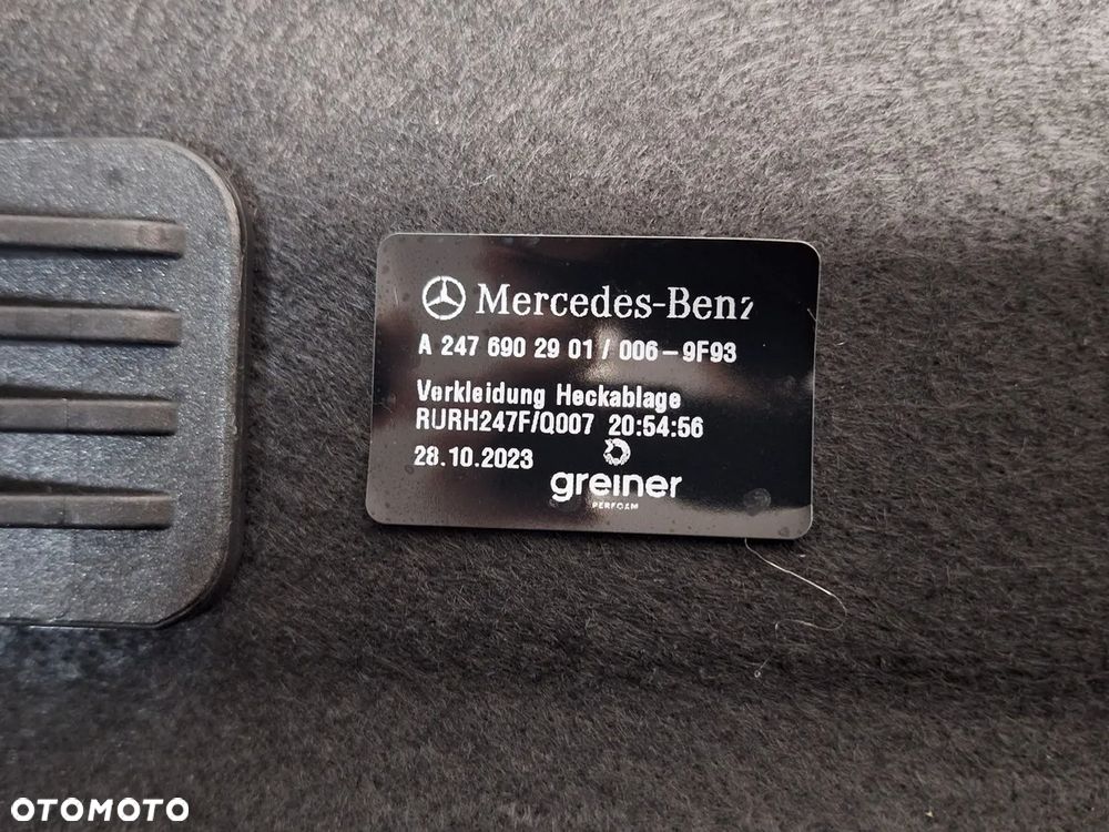 polka bagaznika mercedes gla II lift 2023- a247 h247 eqa 247 2023- orginal demontaz - 6