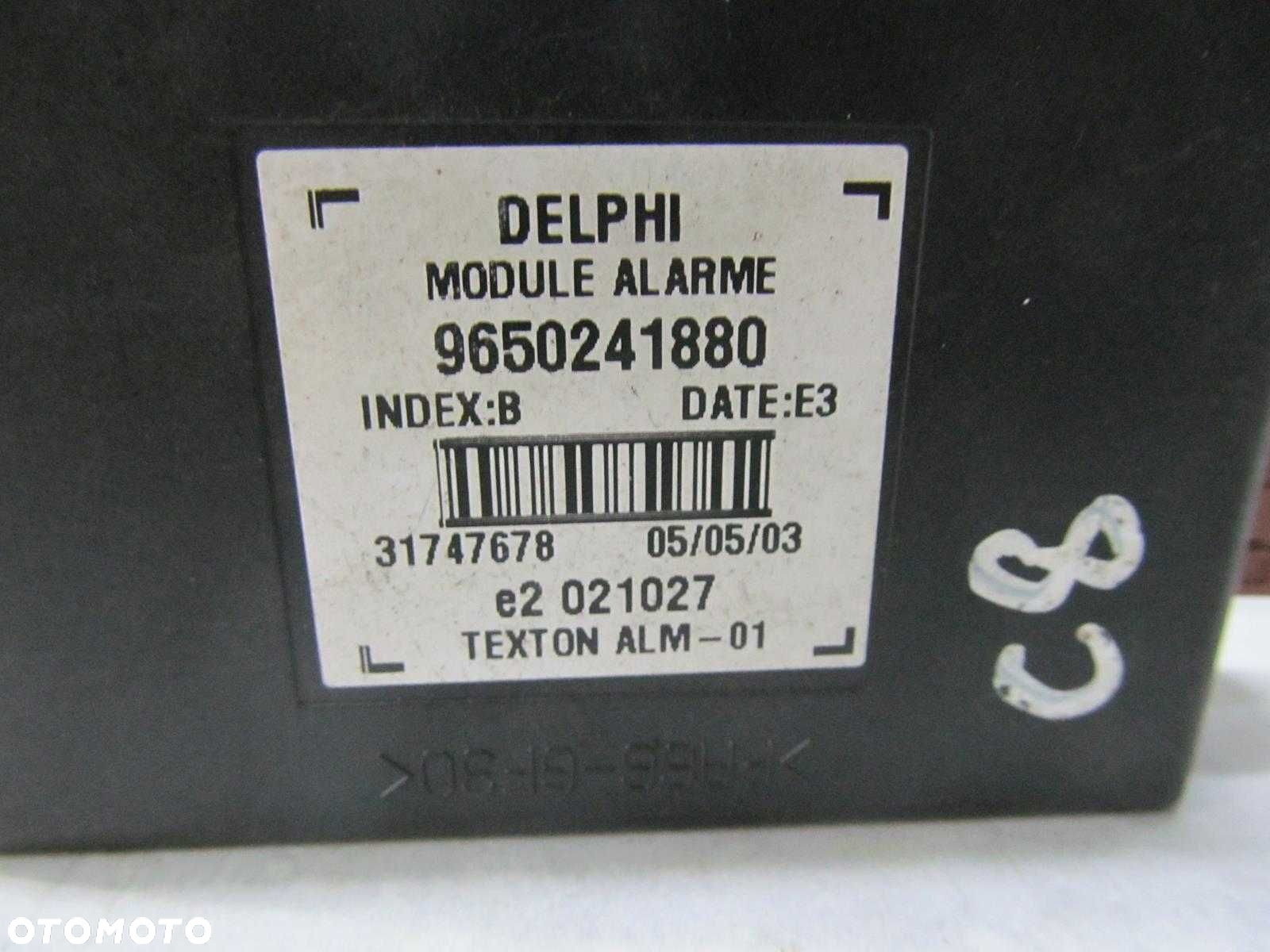CITROEN C8 02-14 MODUL ALARMU 9650241880 - 6