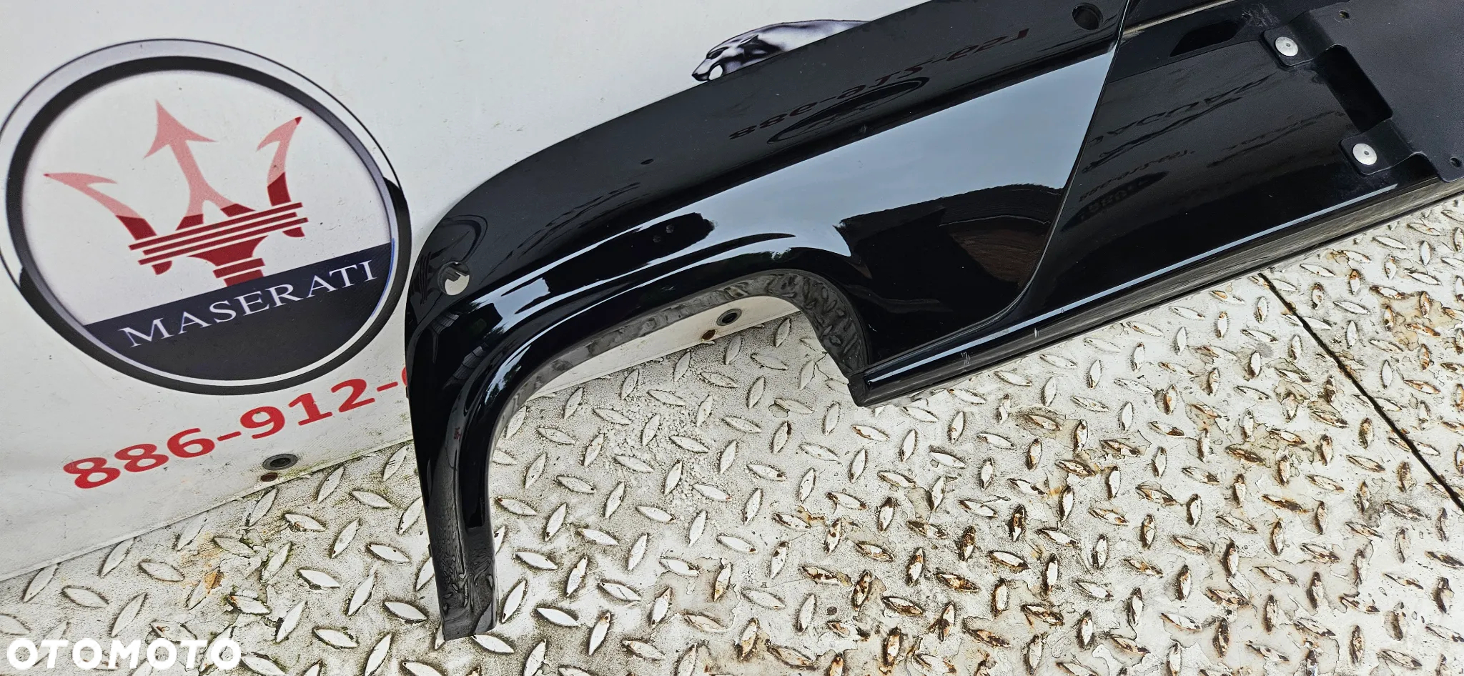 Jaguar XJ 351 LIFT 2015-2019 R-SPORT Dyfuzor zderzaka tylnego Spojler zderzaka tył pod 4x PDC  FW9M-17A894-AA - 5