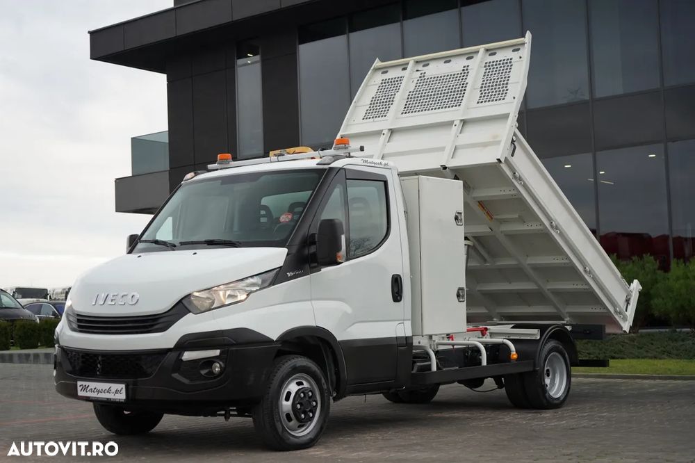 Iveco DAILY 35-180 / BASCULATOR SPATE / DUBLU / MANUAL - 1