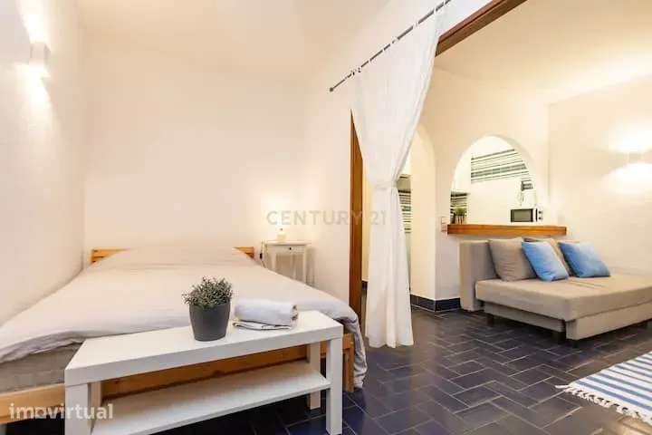 Apartamento T0 com Vista Mar na Costa da Caparica, totalmente equipado - Grande imagem: 4/14