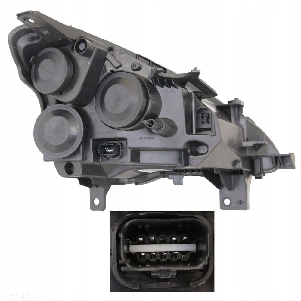 Reflektor Lampa Citroen Berlingo 2008-2018 Peugeot Partner 2015-2018 Lift - 2