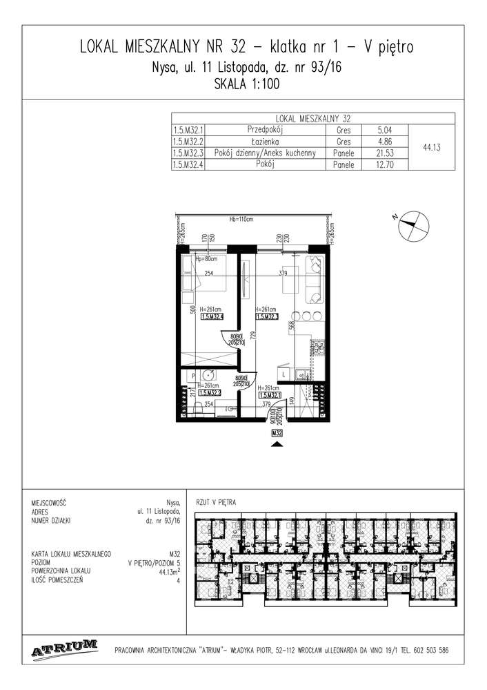Przy Hali - 44,13 m2 - Pełny obrazek: 4/7