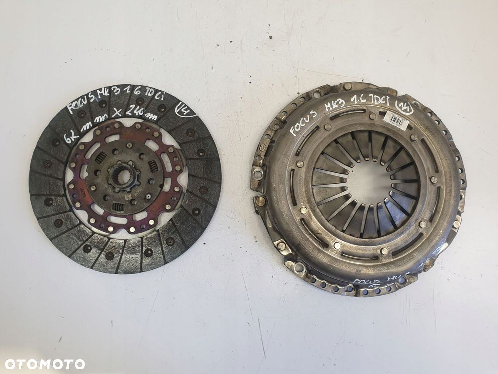 Ford Focus MK3 1.6 TDCI DOCISK TARCZA sprzęgło FM51-7563-AB - 1