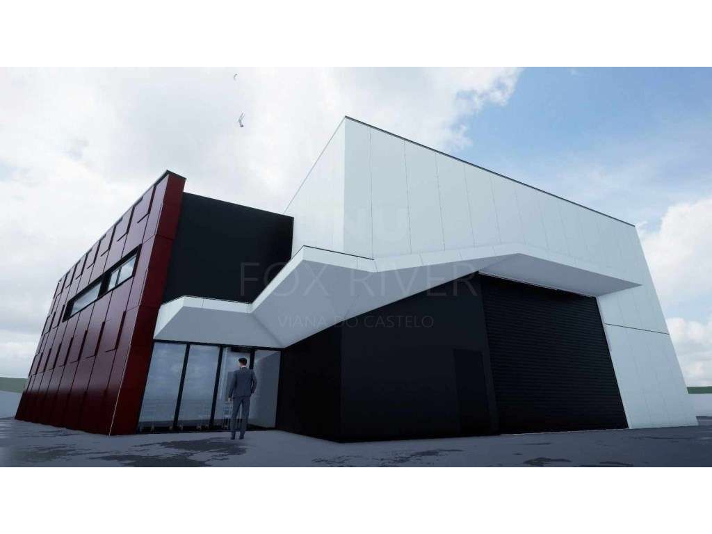 Terreno com projeto aprovado para construção de armazém em Cardielos