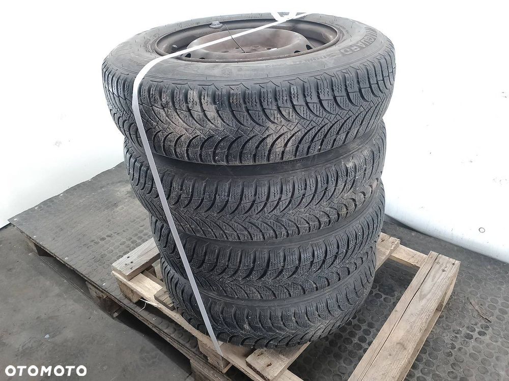 FELGI STALOWE KOMPLET 13 Z OPONAMI FIAT PANDA II 5.00BX13H - 7