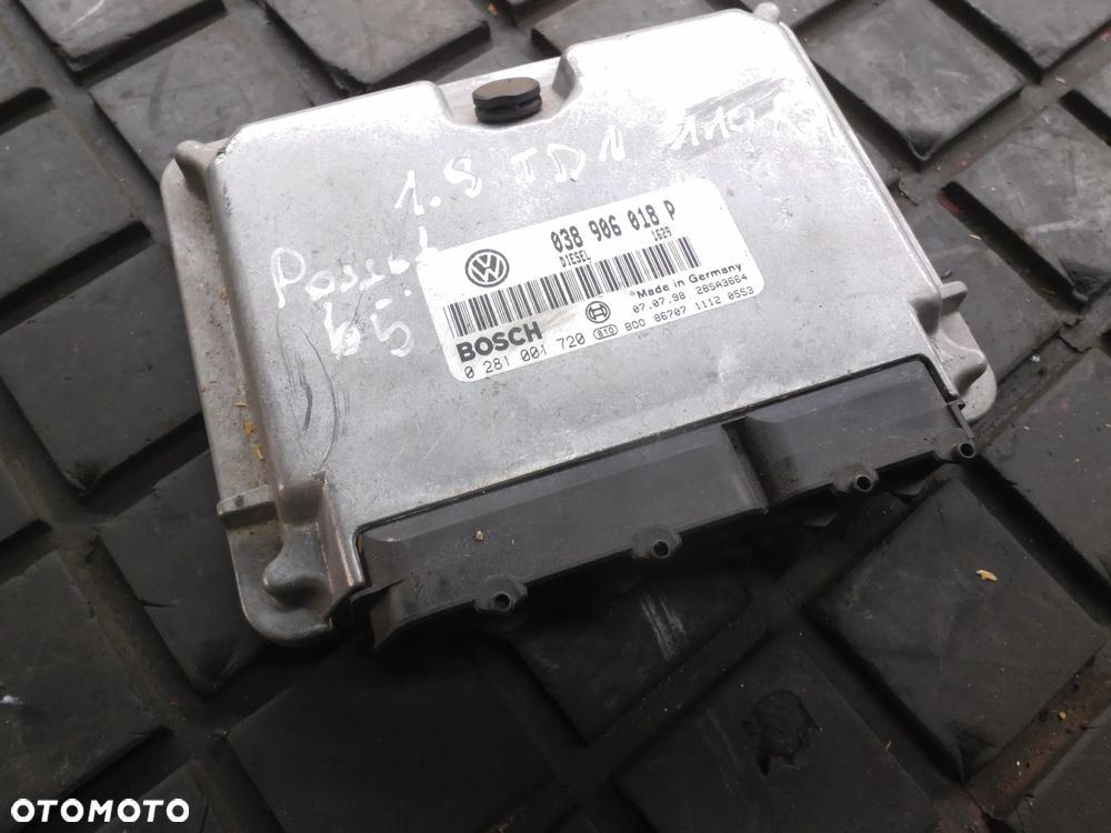 VW PASSAT B5 AUDI A4 1.9TDI ECU KOMPUTER STEROWNIK SILNIKA 038906018P 0281001720 POSIADAM 10 SZT - 6