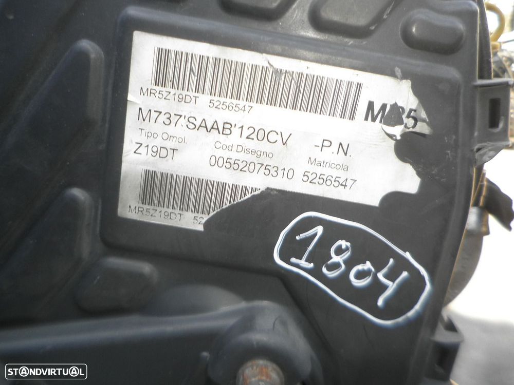 Motor Z19DT SAAB 93 SW 2006 1.9TID 120CV 5P PRETO - 6
