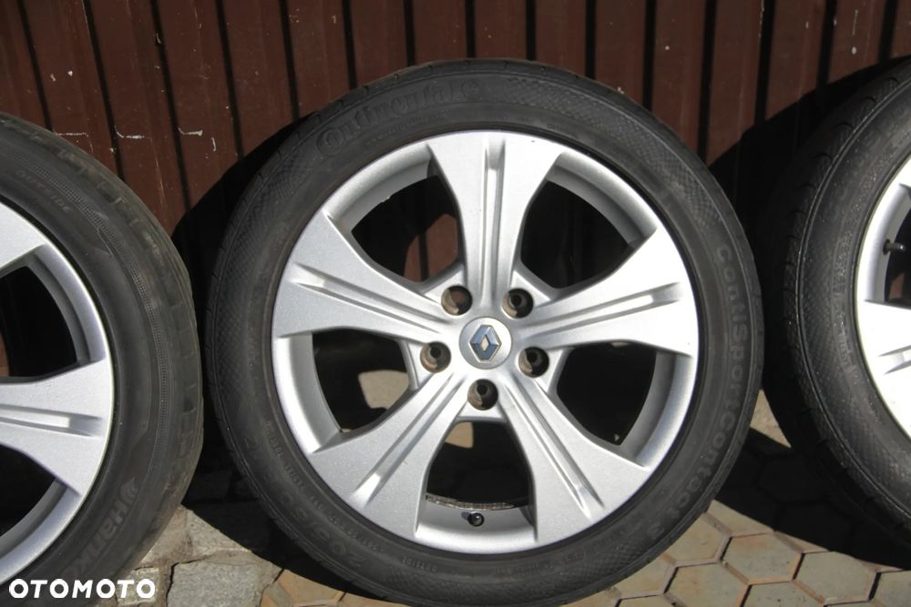 Koła Alufelgi 17 cali 5x114.3 7JX17 ET 49 RENAULT - 8