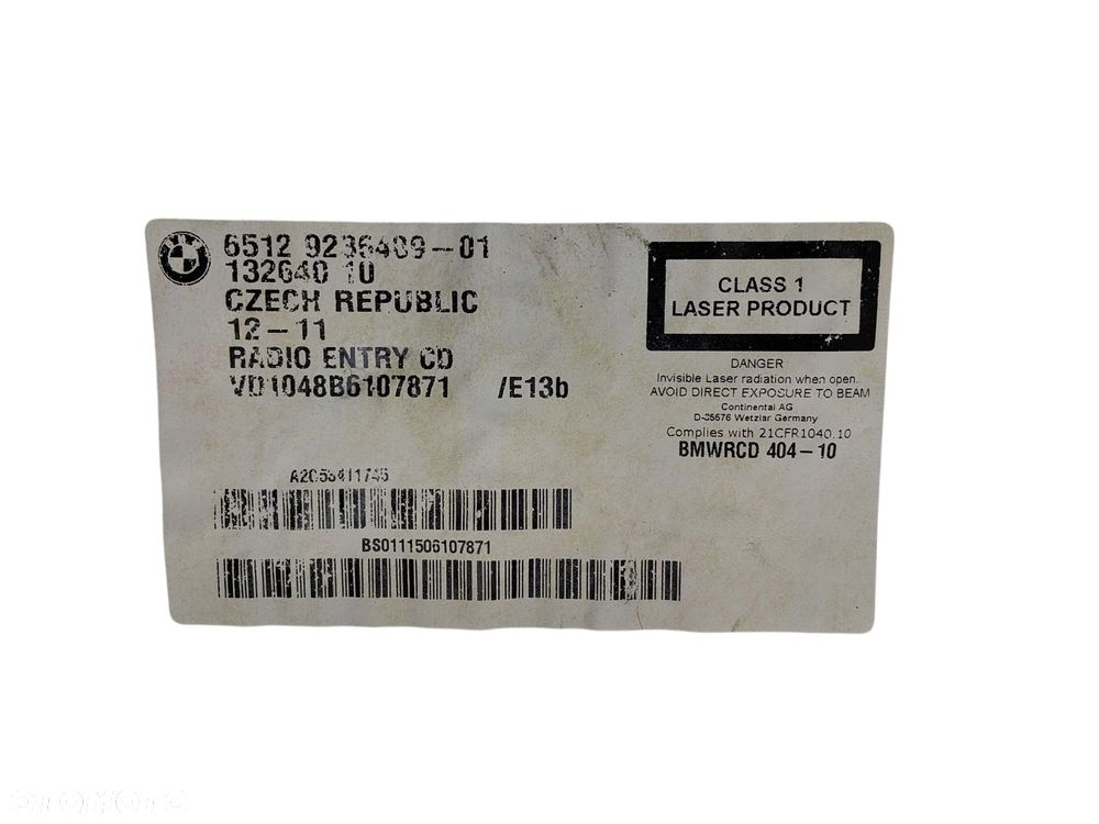 RADIO BMW F20 (2011-2015) 1.6 T 136KM - 2