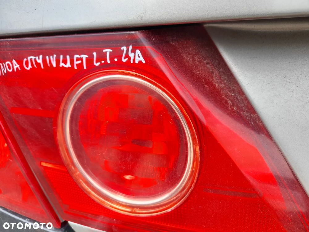 HONDA CITY IV LIFT LAMPA LEWY TYŁ LEWA TYLNA KLAPA W KLAPĘ Z KLAPY - 9