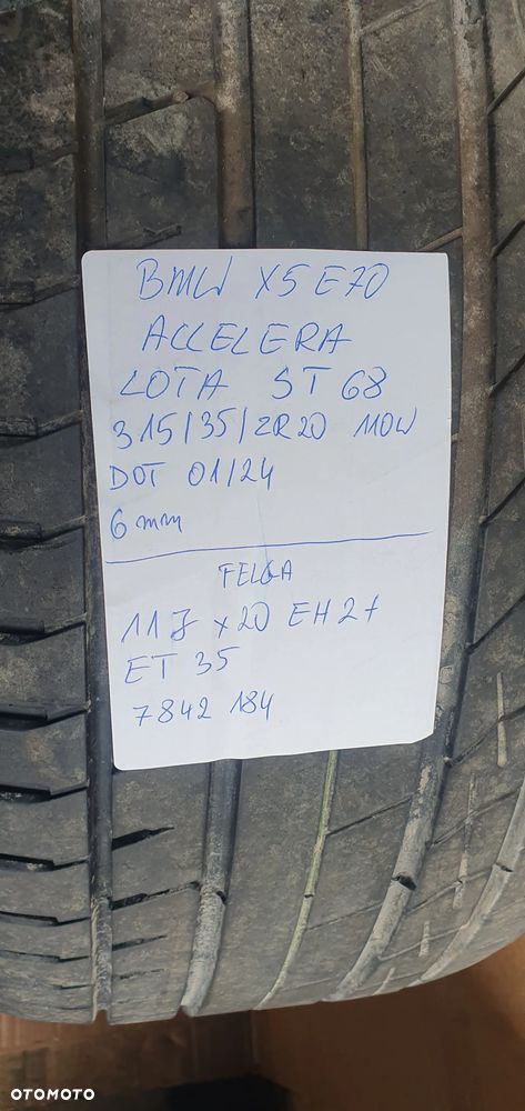 Alufelgi alusy felgi aluminiowe M-Pakiet 5x120 R20 2x 10J IS40 2x 11J IS35 BMW X5 E70 7842184 7842183 - 16