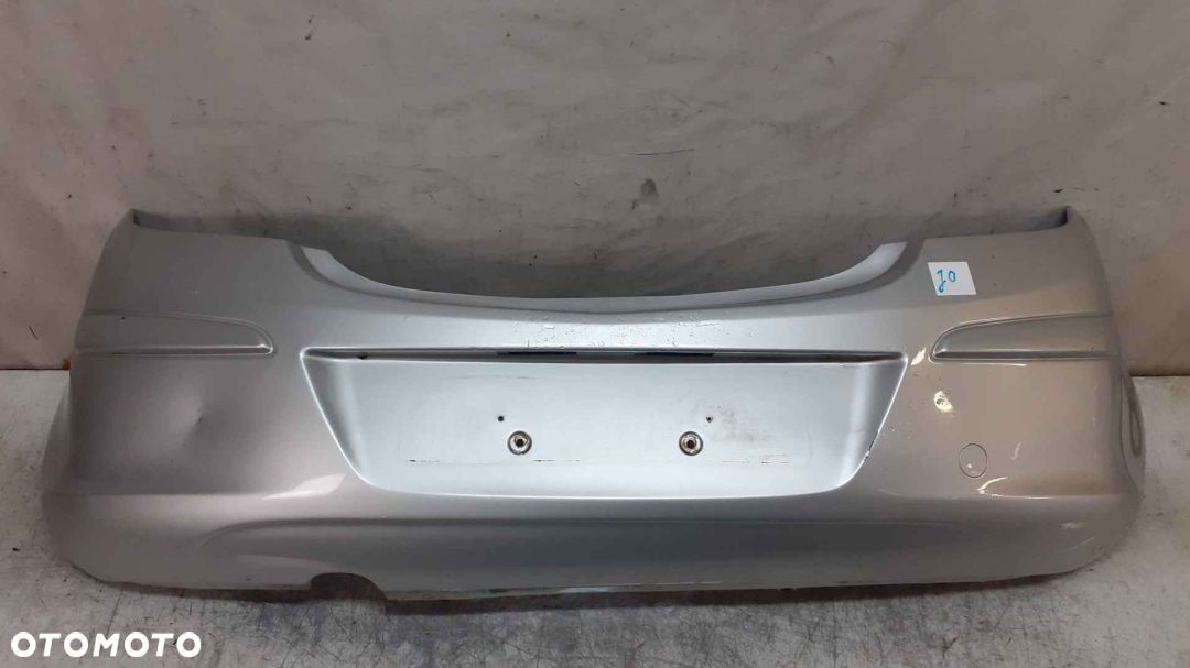 ) ZDERZAK TYŁ TYLNY DO OPEL CORSA D Z157 SREBRNY 3D 3 DRZWI HB WGNIOT !!! - 1