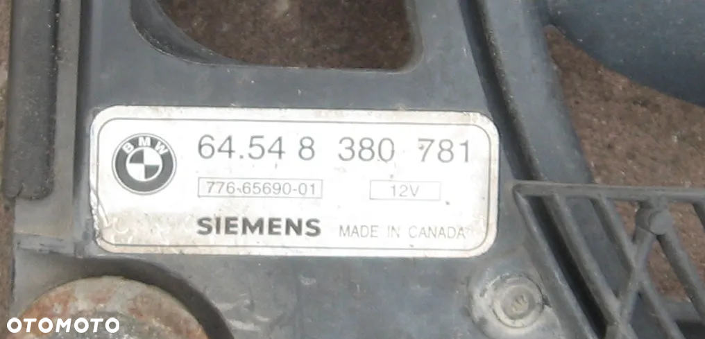 wentylator chłodnicy klimy BMW E39 3 piny - 2