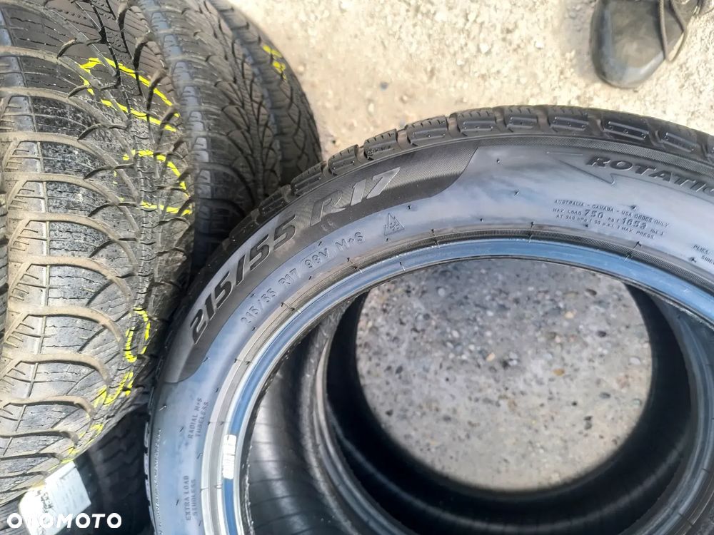215/55R17 98V OPONY Zimowe Zima PIRELLI SOTTOZERO 3 WINTER 6mm Legnica ALU-RAD 215/55 - 8