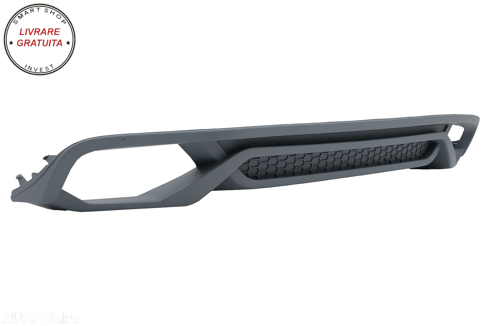Difuzor Bara Spate si Ornamente Evacuare Audi A4 B8 Facelift (2012-2015)- livrare gratuita - 3