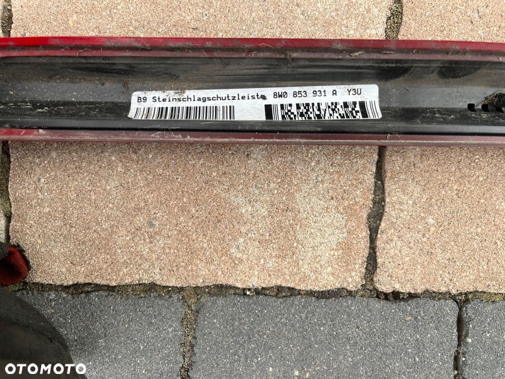 Listwa progowa lewa S-line AUDI A4 S4 B9 8W0 16r - 2