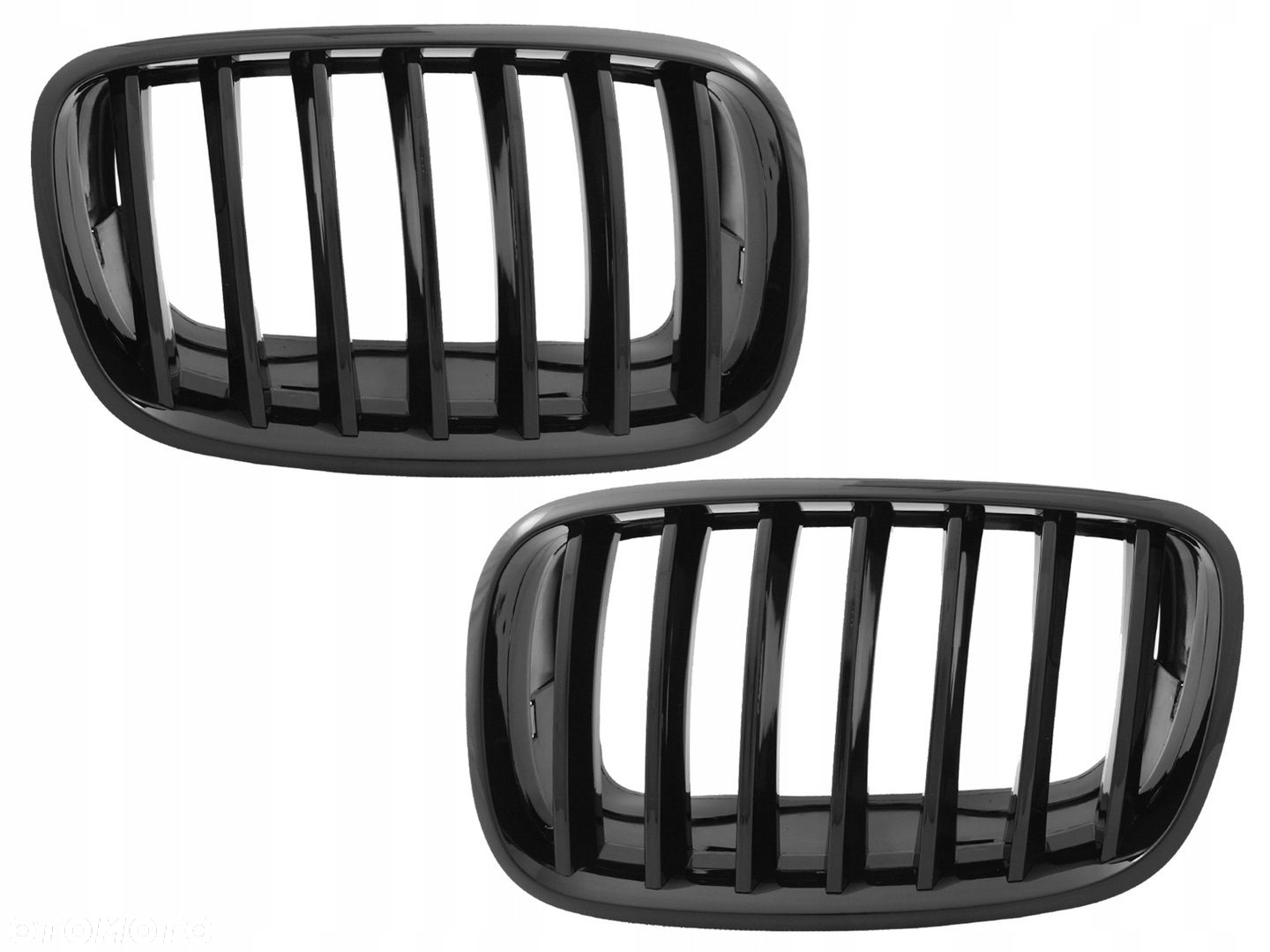 ATRAPA GRILL KRATKA BMW X5 E70 X6 E71 TUNING BLACK - 2