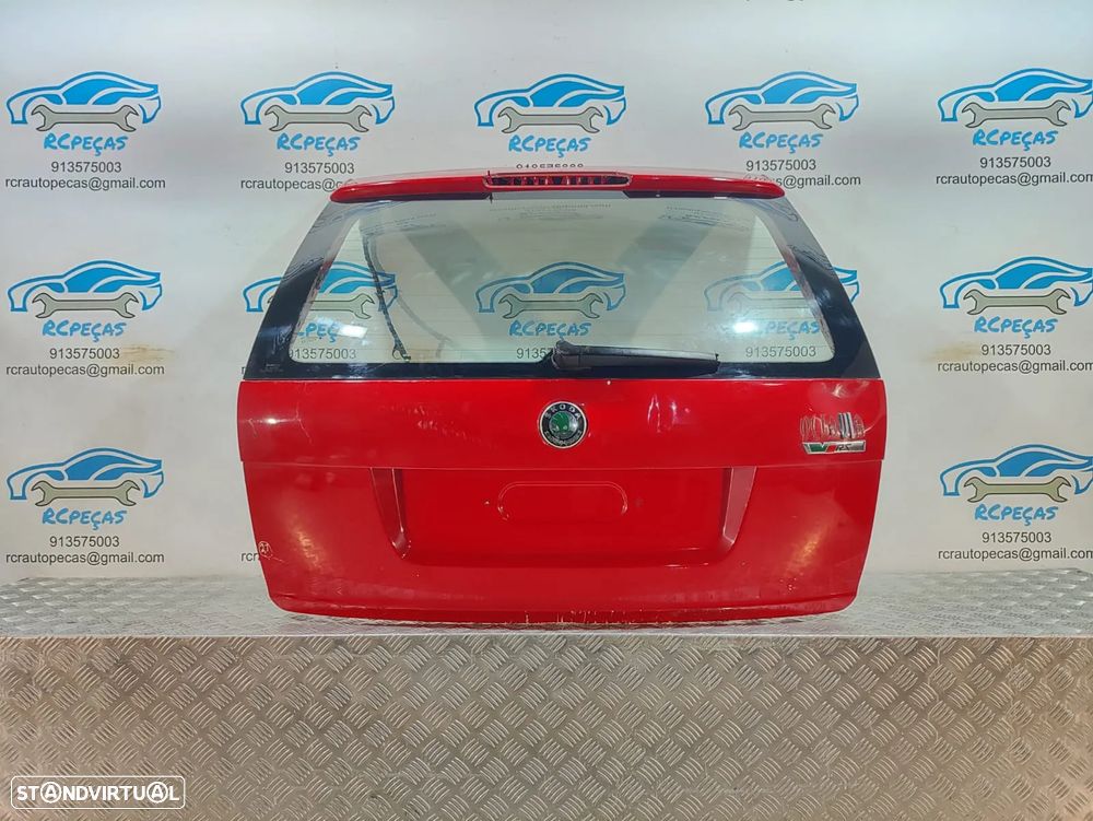 Porta Tampa Mala Skoda Octavia 2 II Carrinha 1Z5 VRS Fecho Puxador - 1