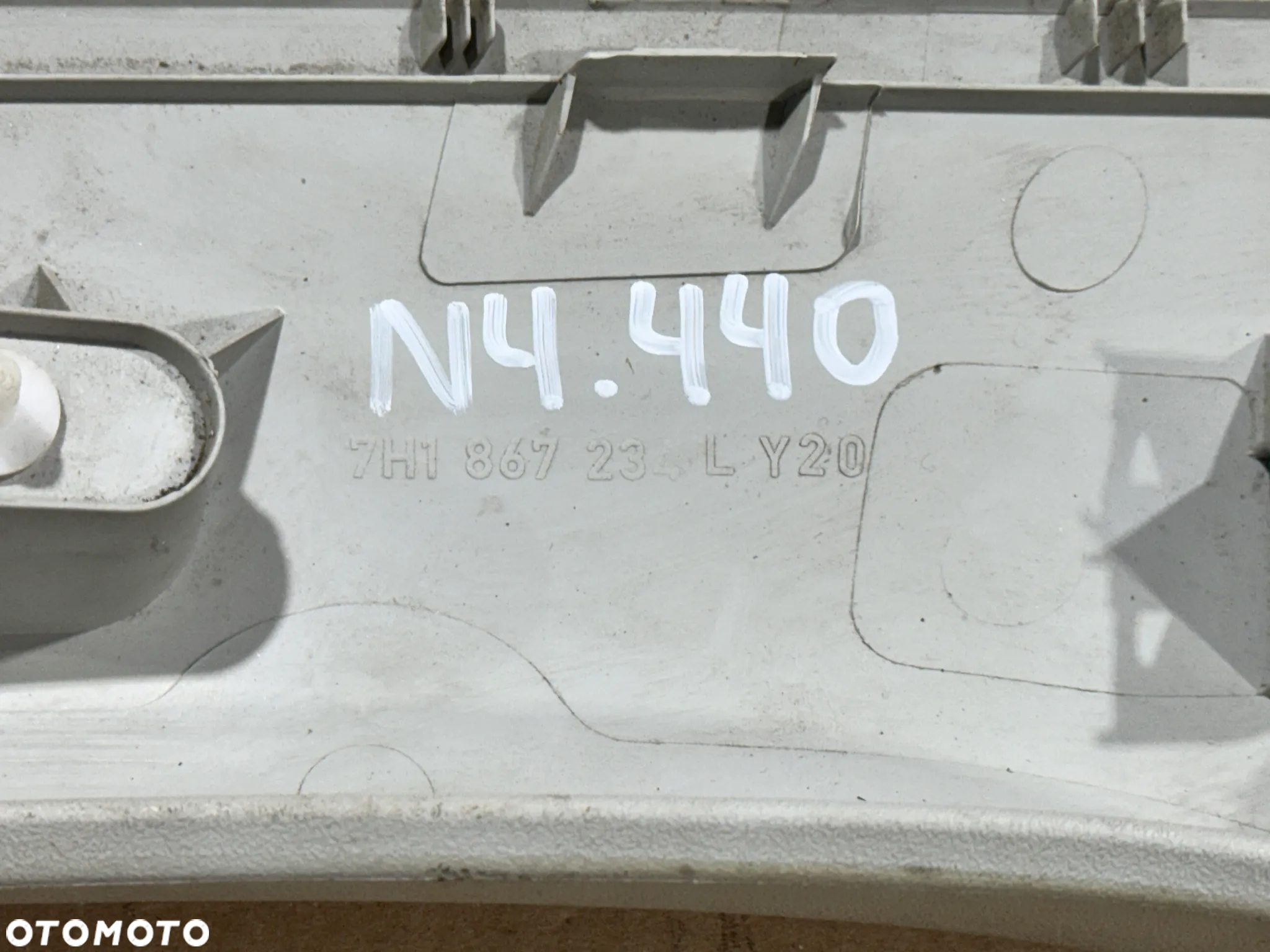 VW T5 OSŁONA TAPICERKA SŁUPKA SŁUPEK PRAWY PRZÓD 7H1867234L - 3