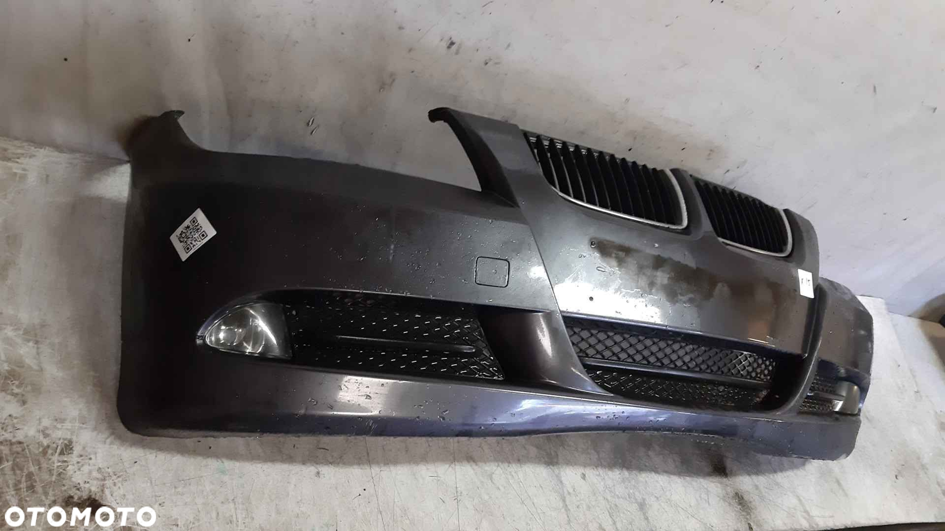 + ZDERZAK PRZÓD PRZEDNI DO BMW E90 SPARKLING GRAPHITE SZARY HALOGENY DO MALOWANIA ! - 4