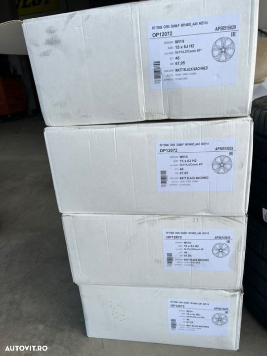 vând jante originale noi Hyundai pe 15” - 7
