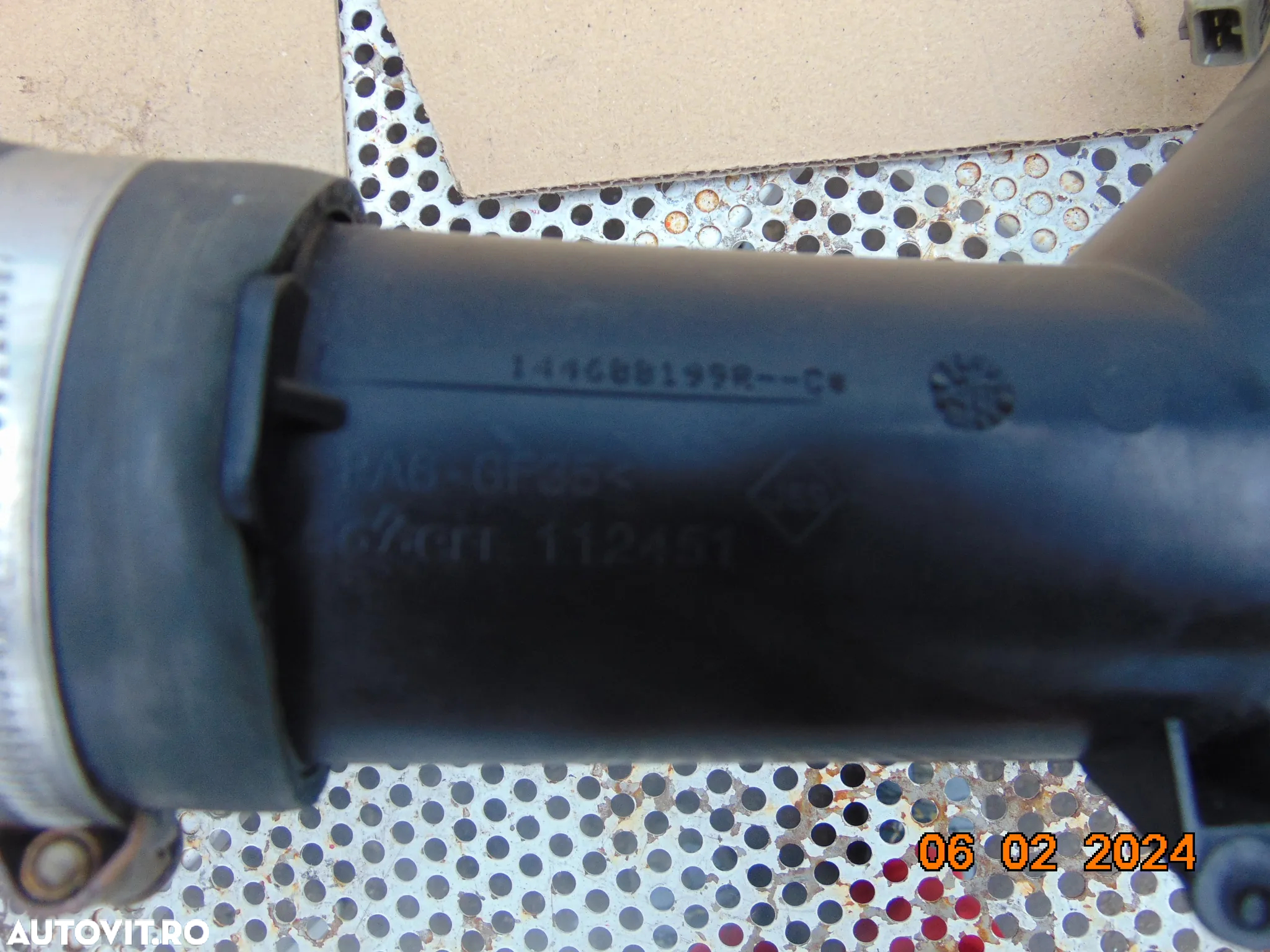 Conducta intercooler Renault master 2.3 opel movano nissan nv400 furtun intercooler cod 1124095 144688199r - 3