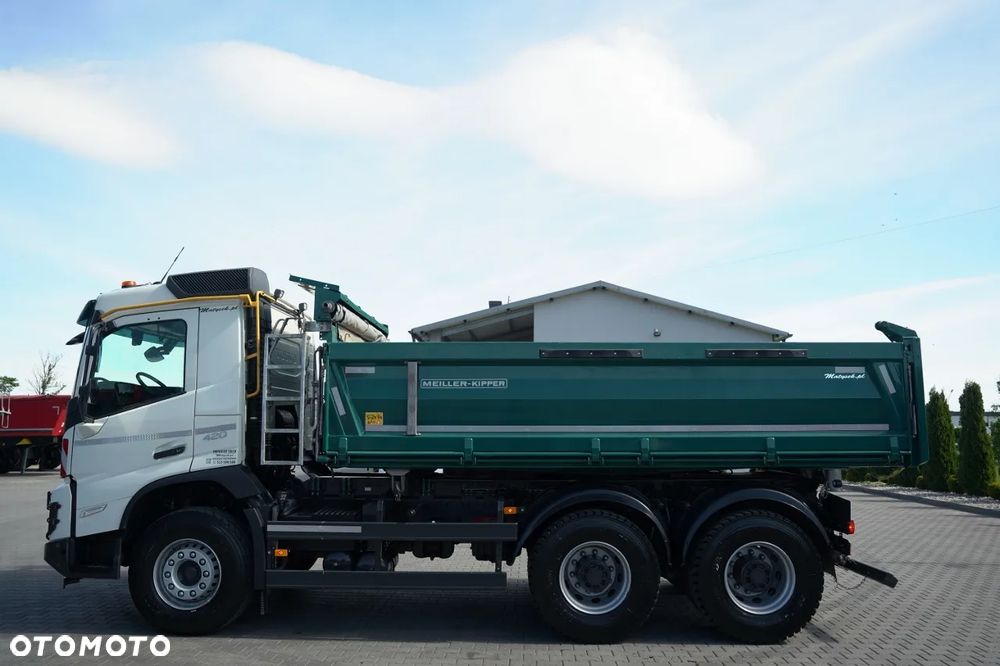 Volvo FMX 420 / 6X4 / WYWROTKA 3 STRONNA / MEILLER / 8 TYS KM / I-SHIFT / EURO 6 / - 14