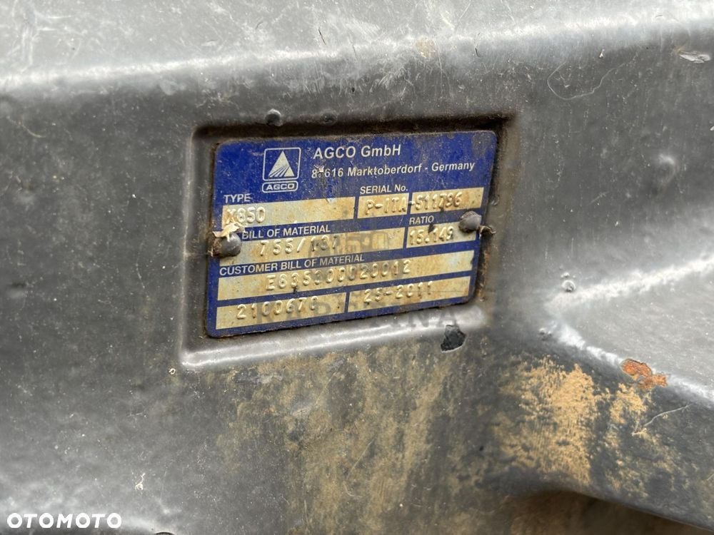 Fendt 828 Obudowa Osi Łuk Osi 755/137 F835300020180 F835300020160 E835300020012 - 9