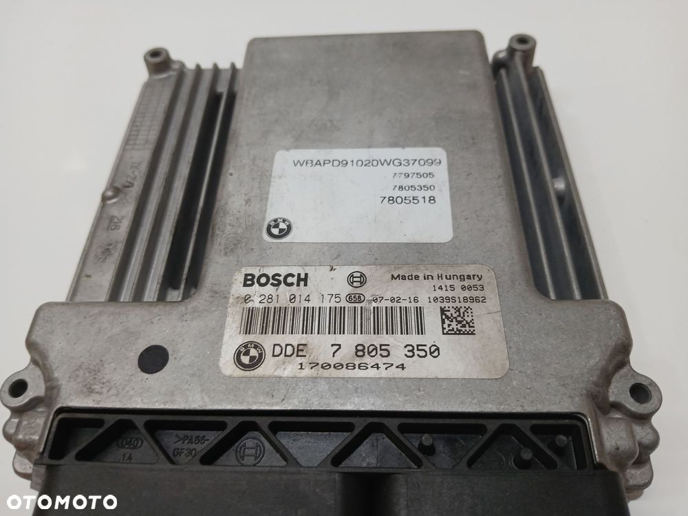 KOMPUTER STEROWNIK SILNIKA BMW X3 E83 LIFT 306D3 7805350 (0005003) - 2