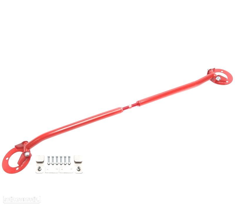 BARRA ANTI-APROXIMAÇÃO AJUSTÁVEL FORD FOCUS MK1 98-04 VERMELHO - 1