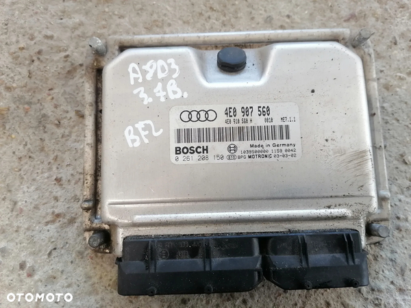 Komputer Sterownik Silnika 3.7 4E0910560H 4E0907560 Audi A8 D3