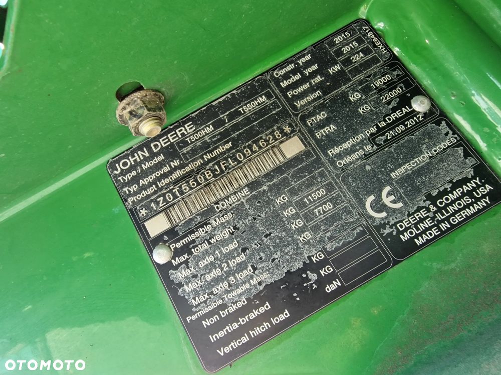 John Deere T550i, 6m, 2015r. GPS - 8