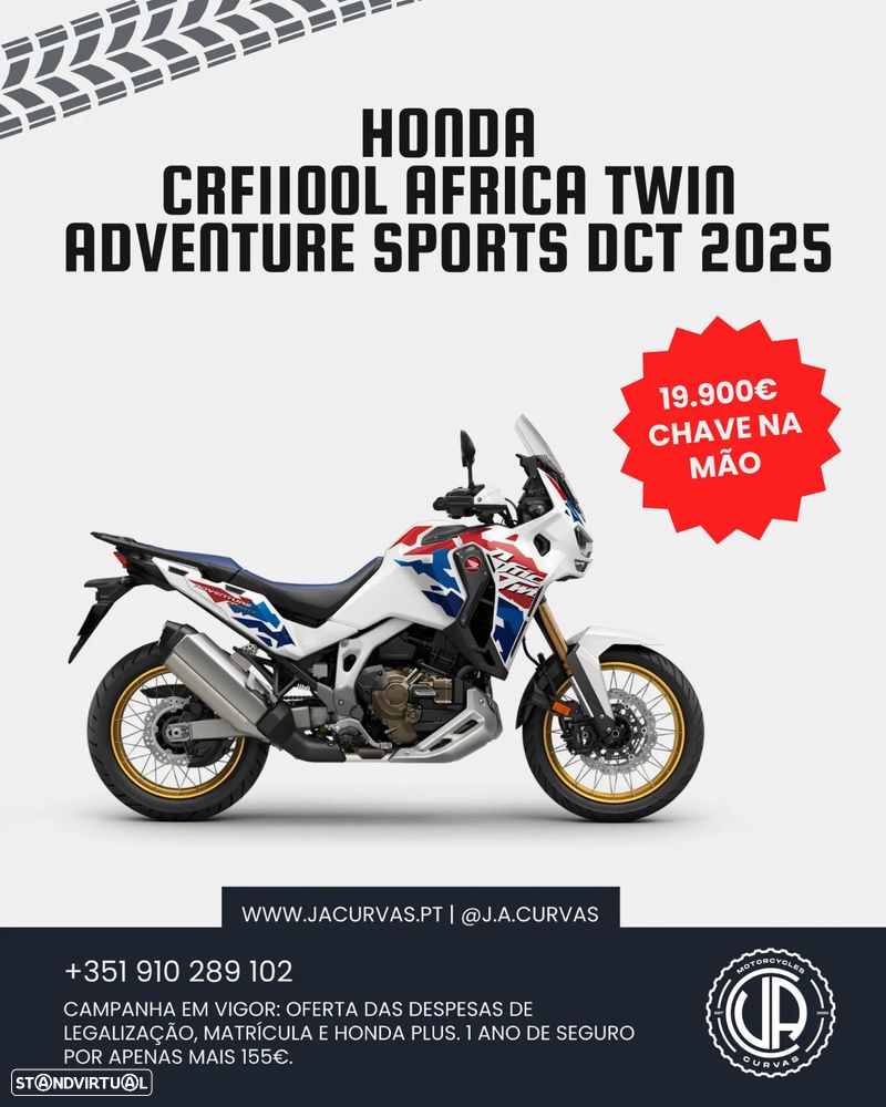 Honda CRF  1100L AFRICA TWIN ADVENTURE SPORTS DCT (CAMPANHA EM VIGOR)
