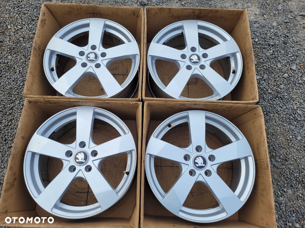 Felgi aluminiowe Alu Alufelgi SKODA - 17 cali 5x112 7J ET38 ø66.6