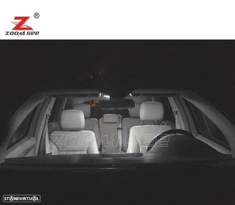 KIT COMPLETO DE 22 LÂMPADAS LED INTERIOR PARA MERCEDES CLASE R W251 R320 R350 R500 2006-2014 - 5