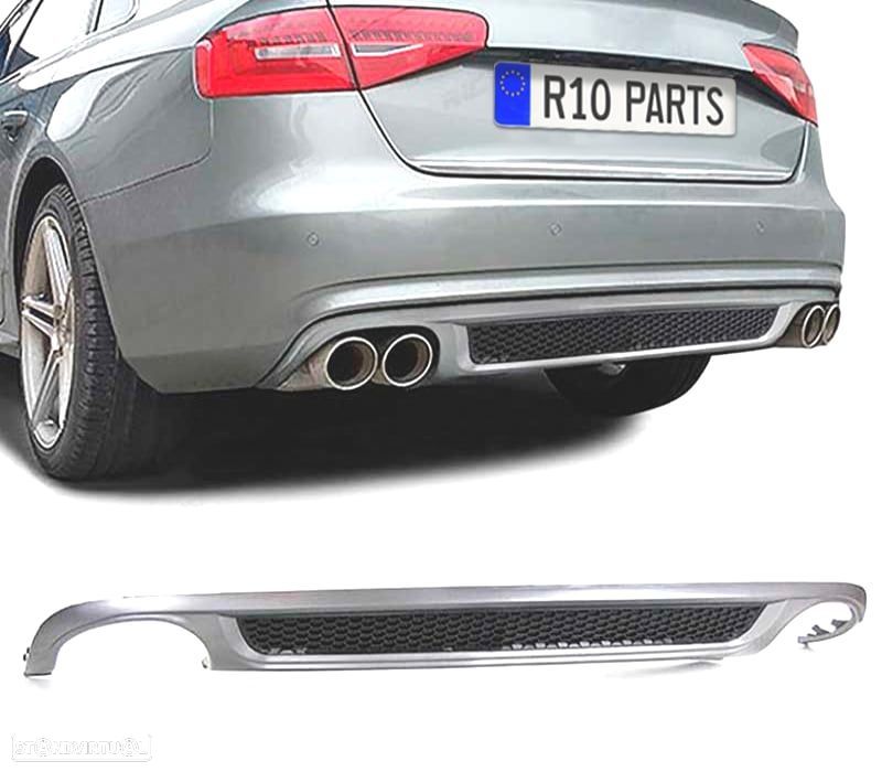 DIFUSOR AUDI A4 B8 SEDAN AVANT 07-11 LOOK RS - 1