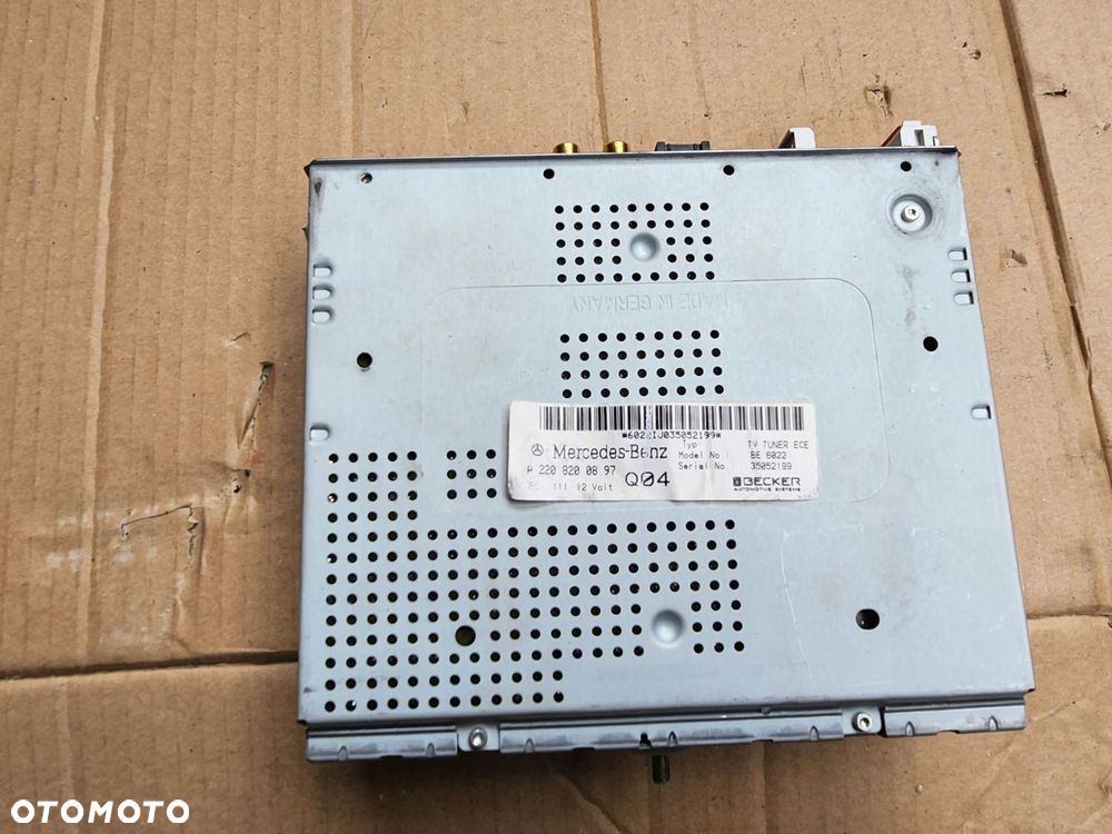 tuner tv a2208200897 mercedes cl w215 w220 - 1