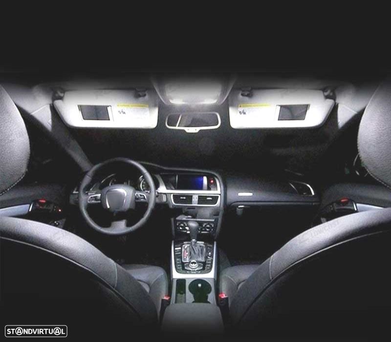 KIT COMPLETO 10 LAMPADAS LED INTERIOR AUDI A5 S5 RS5 CONVERTIBLE CABRIOLET 09-15 - 2