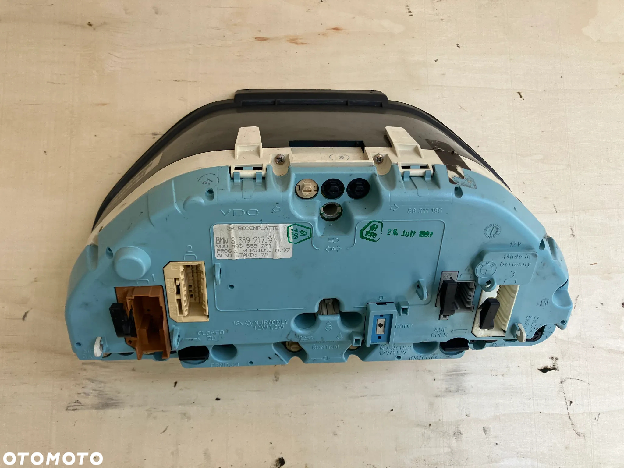 LICZNIK BMW E32 V8 M60 AUTOMAT 3.0 4.0 B30 B40 ZEGARY 8359217 - 6