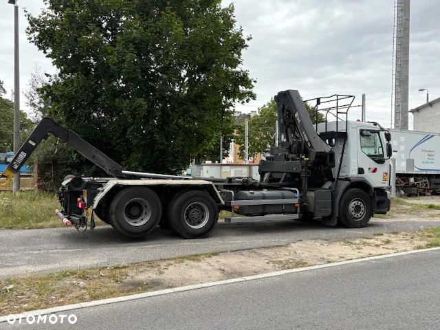 Renault Premium Lander 430 HIAB Hakowiec XP20 + HDS X-HIDUO 188 E-5 + kontener - 5