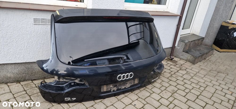 AUDI Q7 2005- KLAPA TYŁ TYLNA BAGAŻNIKA SZYBA CZARNA - 2
