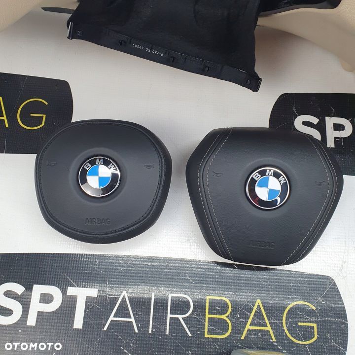 BMW G32 SERIA 6 DESKA ROZDZIELCZA KONSOLA KOKPIT PULPIT PODUSZKI AIRBAG AIR BAG PASY KURTYNY KIT SET - 10