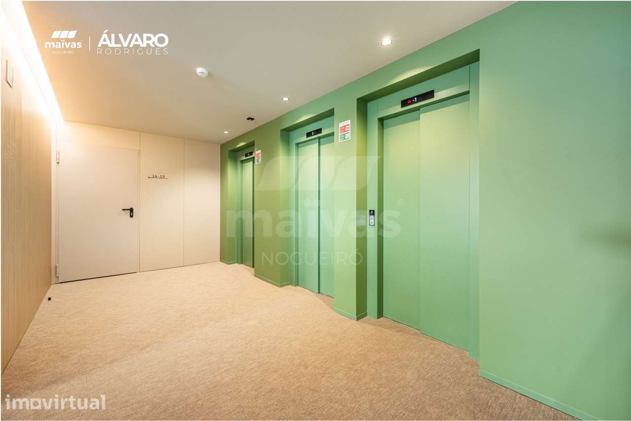 Apartamento T1 | Condomínio Privado com Piscina e Ginásio - Grande imagem: 3/22