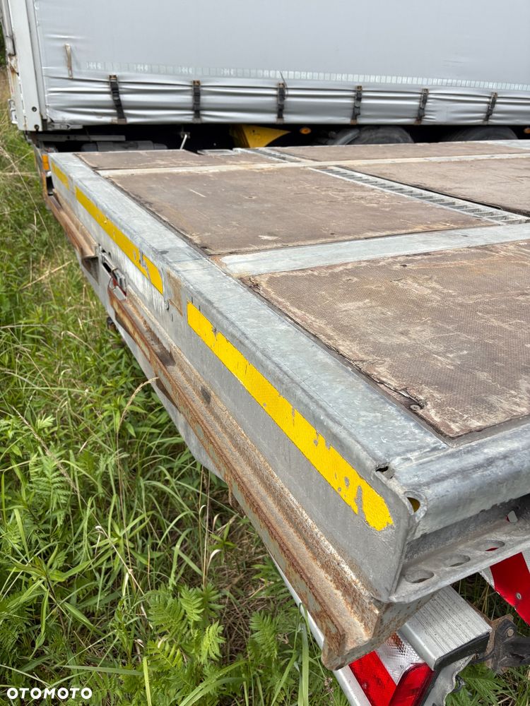 Schwarzmuller RUFA Naczepa niskopodwozie / Najazdy / Platforma / Mocowanie do kontenerów / OCYNK / 2017r / Podnoszona oś - 5