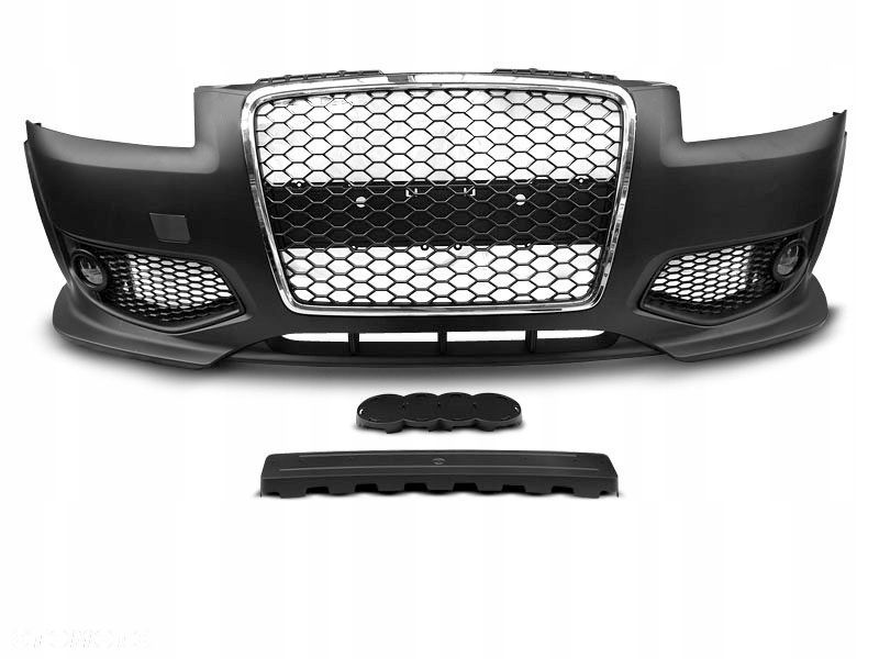 ZDERZAK PRZÓD AUDI A3 05-08 SPORT CHROM BLACK - 1