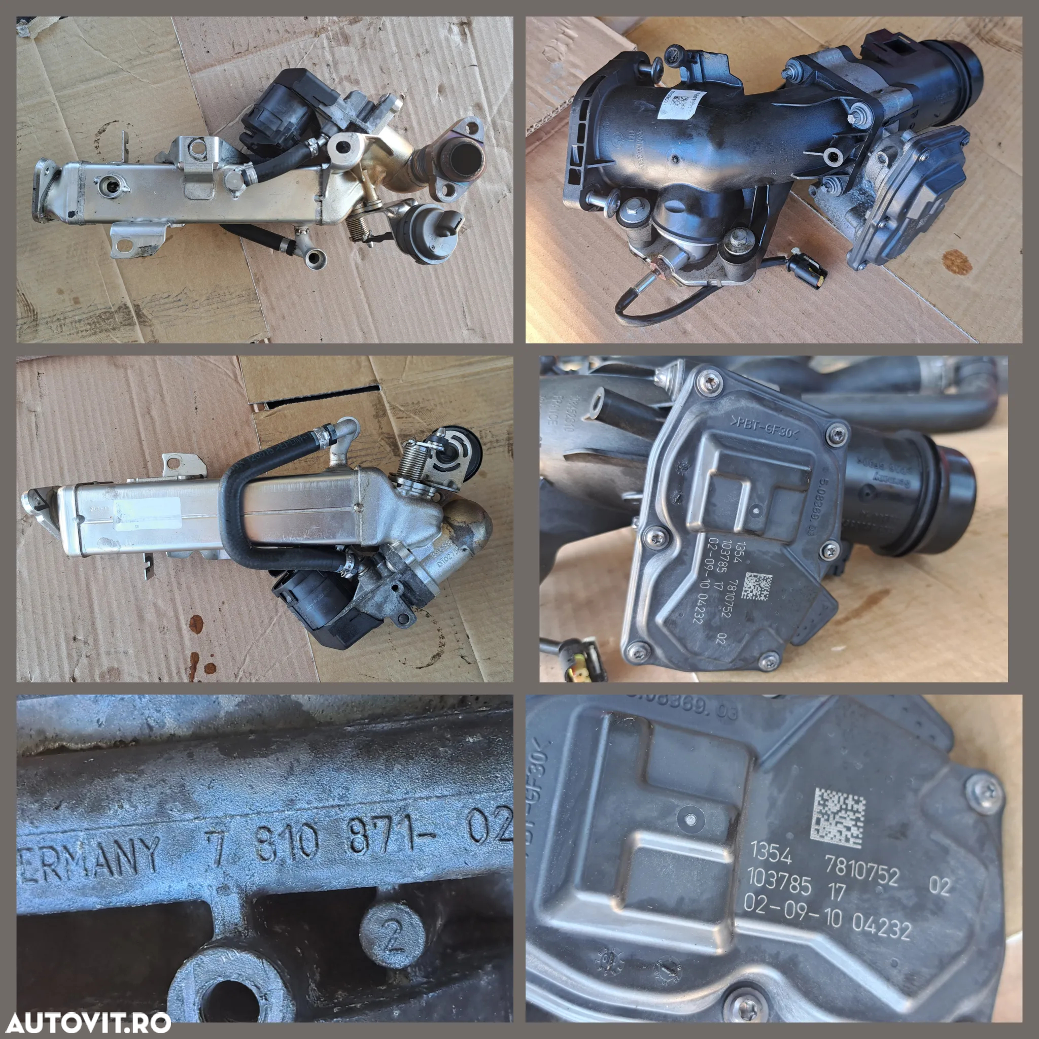Anexe motor Bmw 520d F10 2010 184cp injector rampa injectoare pompa inalta presiune alternator actuator EGR galerie admisie instalatie electrica motor - 6