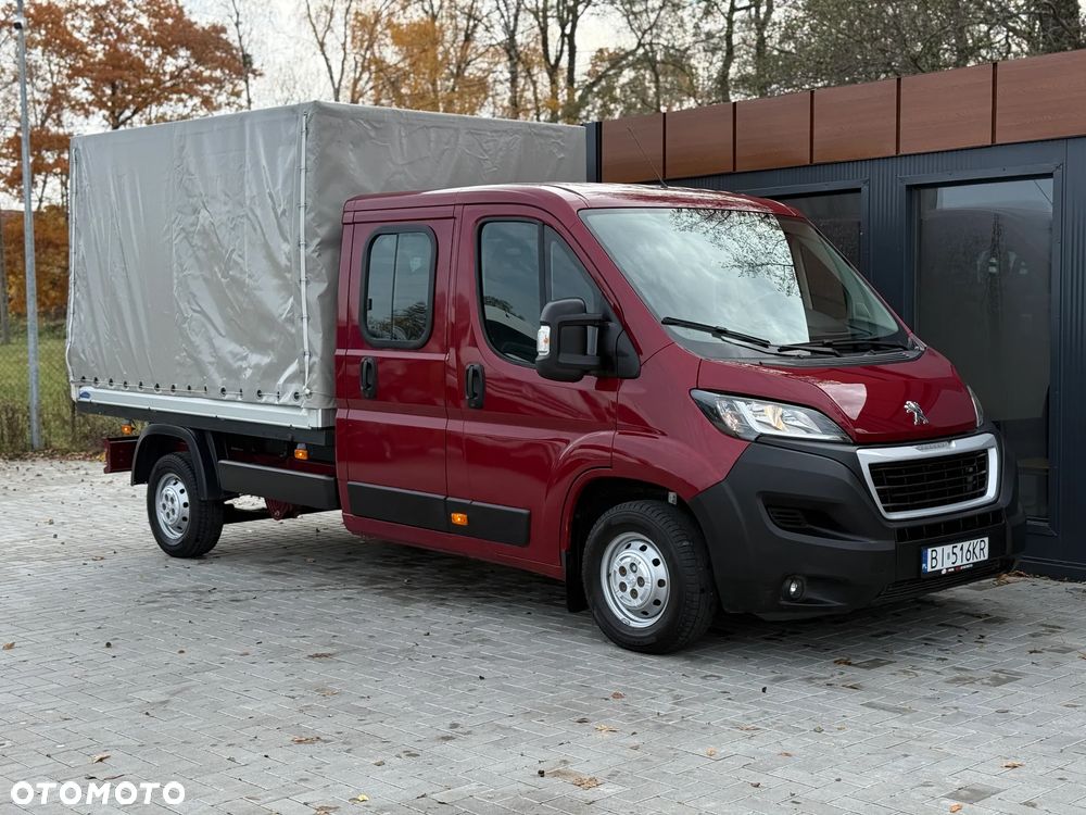 Peugeot Boxer 2.2 HDI / 123.900KM 2020R / Doka Brygadówka Podwójna Kabina 7-osobowa / Bezwypadkowa - 4