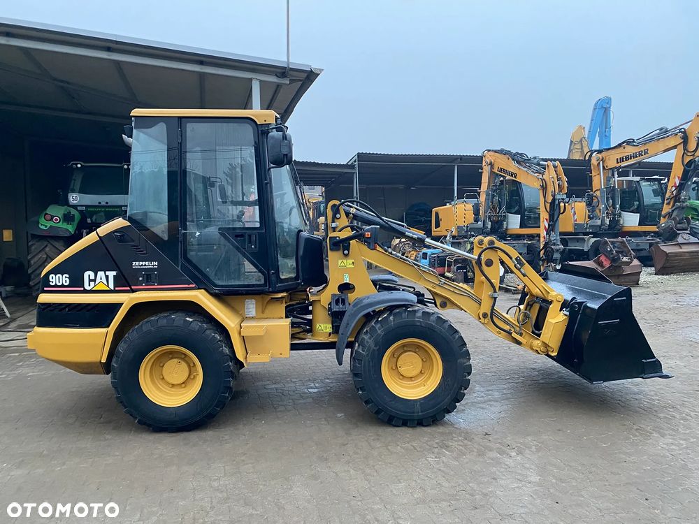 Caterpillar CAT 906, ŁYŻKA + WIDŁY, SUPER STAN, z NIEMIEC, SERWISOWANA W CAT - 2