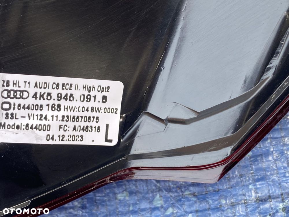 AUDI A6 C8 LIFT 23- KOMBI AVANT OPT2 LAMPY TYŁ TYLNE LAMPA MATRIX ORYGINAŁ - 8